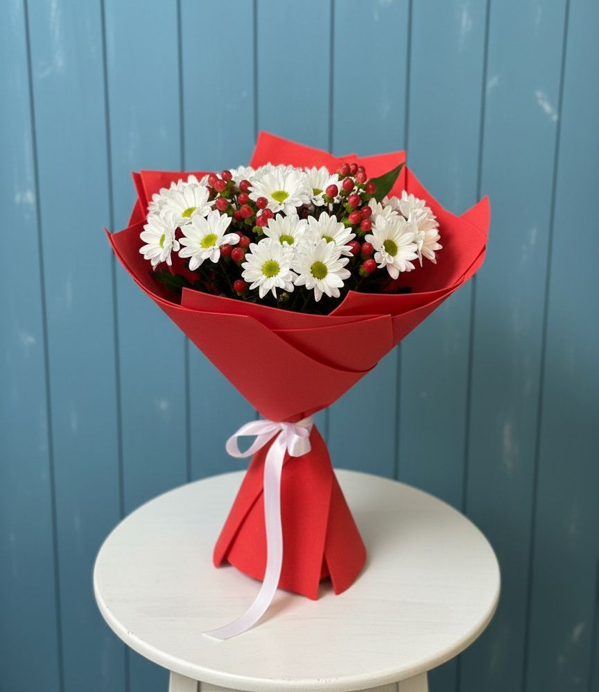 Букет цветов из: Хризантемы в Новохопёрский