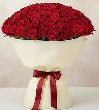 Букет 101 Красная роза Милано в Новохопёрский