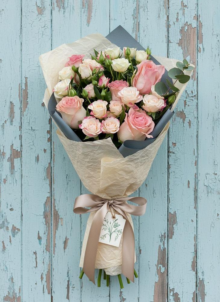 Букет цветов из: Розы в Новохопёрский