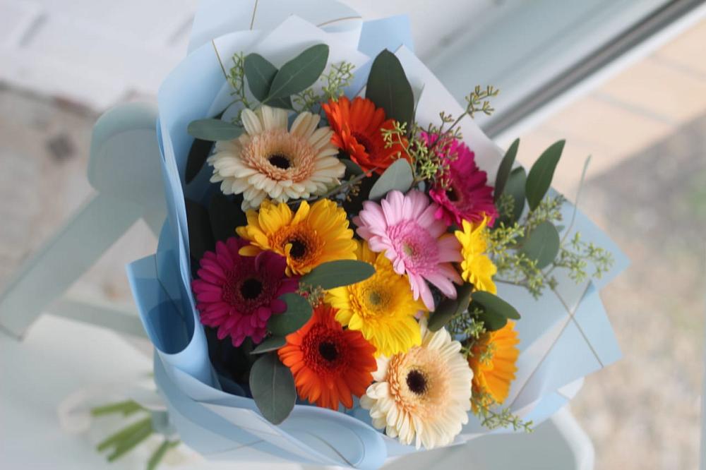 Букет цветов из: Герберы в Новохопёрский