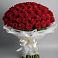 Букет 101 Красная роза Блэк Мэджик в Новохопёрский