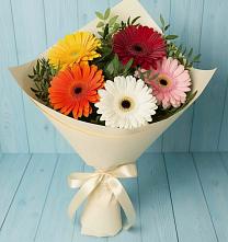 Букет цветов из:  Герберы в Новохопёрский