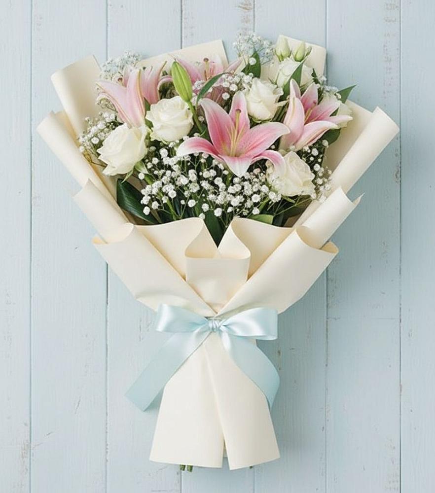 Букет цветов из: Лилии в Новохопёрский