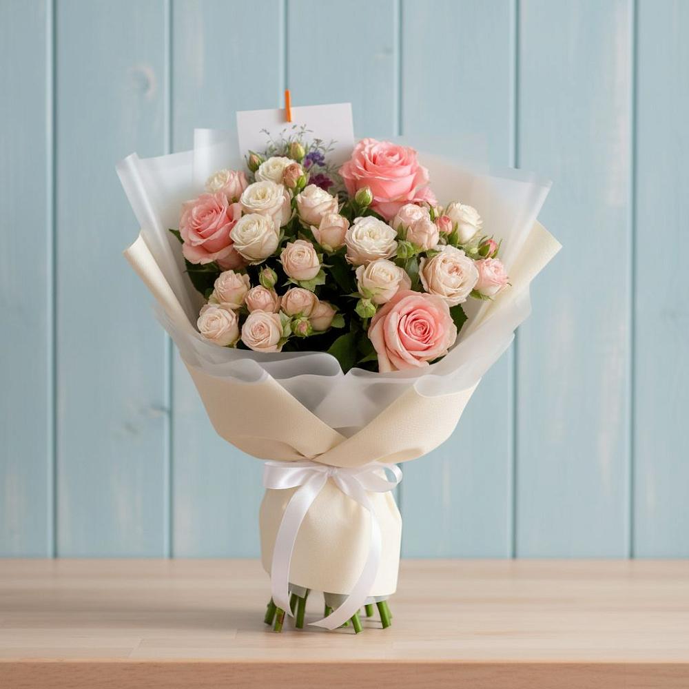 Букет цветов из: Розы в Новохопёрский