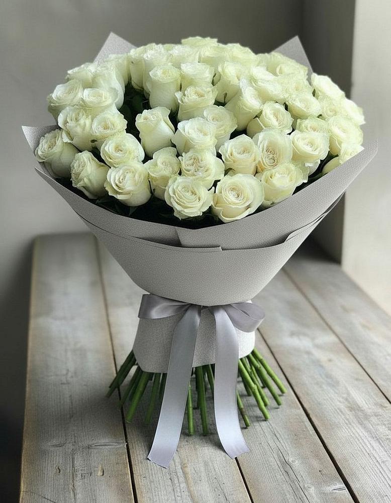 Букет 35 Белых роз в Новохопёрский