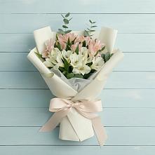 Букет цветов из:  Альстромерии в Новохопёрский