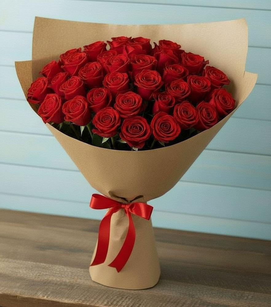 Букет Красные розы Милано в Новохопёрский
