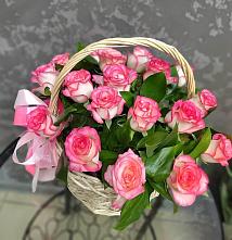 Цветочная композиция из Розы в корзине #REPLACE_PRED# Новохопёрский