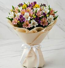 Букет цветов из:  Альстромерии в Новохопёрский