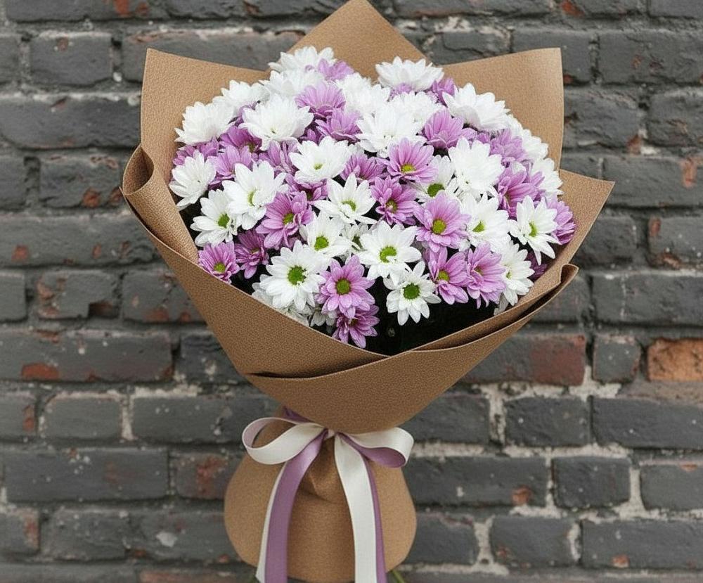 Букет цветов из: Хризантемы в Новохопёрский