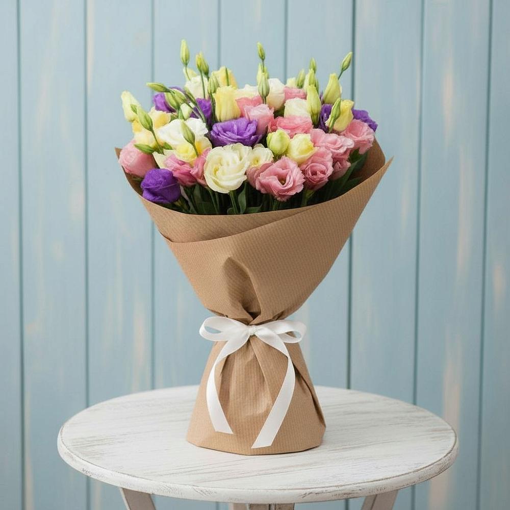 Букет цветов из: Лизиантусы в Новохопёрский