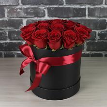 Цветочная композиция из Розы в шляпной коробке в Новохопёрский