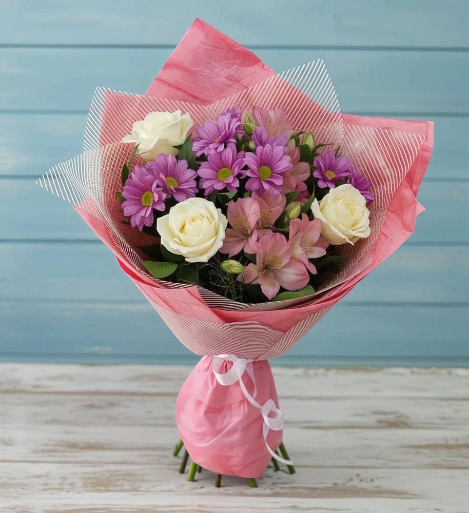 Букет цветов из: Герберы в Новохопёрский