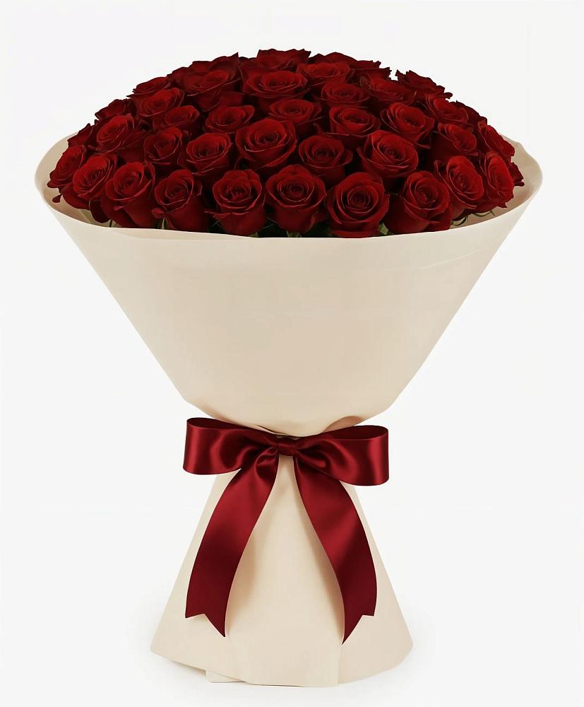 Букет 101 Бордовая роза Блэк Бакарра в Новохопёрский