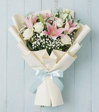 Букет цветов из:  Лилии в Новохопёрский