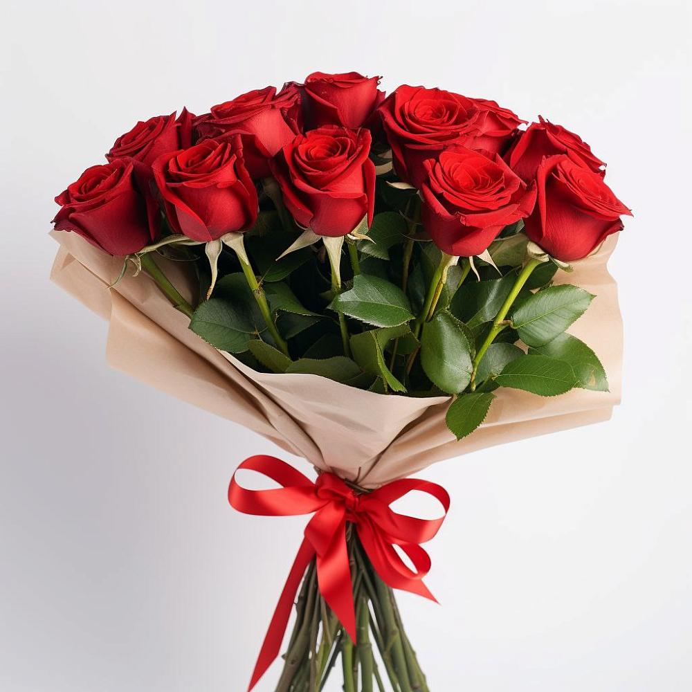 Букет 11 Красных роз Эдлесс Лав в Новохопёрский