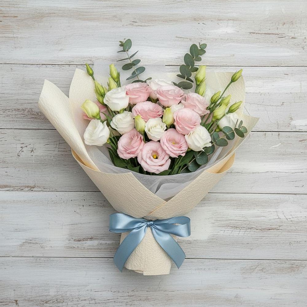 Букет цветов из: Лизиантусы в Новохопёрский